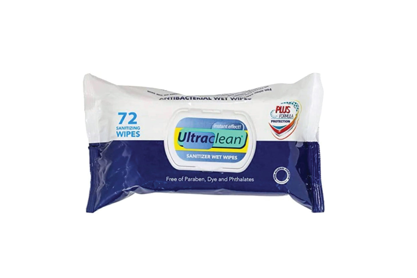 Ultra Clean Hand Sanitizer Anti-Bacterial Wet Wipes (72 Ct.)